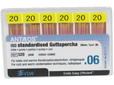 Guttapercha Stifte Tap.06 20 60St