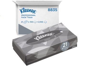 Kleenex Kosmetiktü. weiß 22x19cm 2100St