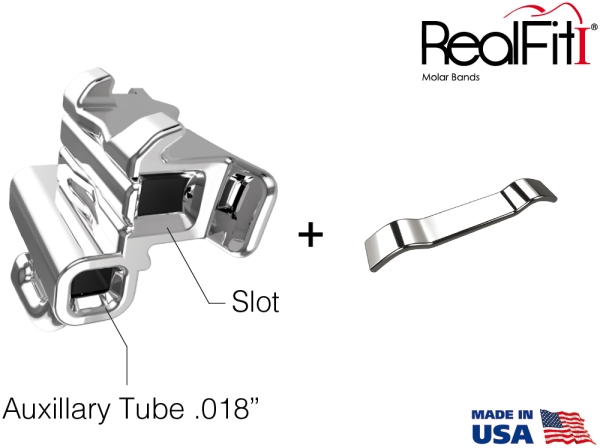 RealFit™ I - OK, Zweifach-Kombination (Zahn 26, 27) Roth .022"