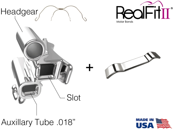 RealFit™ II snap - OK, 3-fach-Kombination (Zahn 17, 16) MBT* .022"