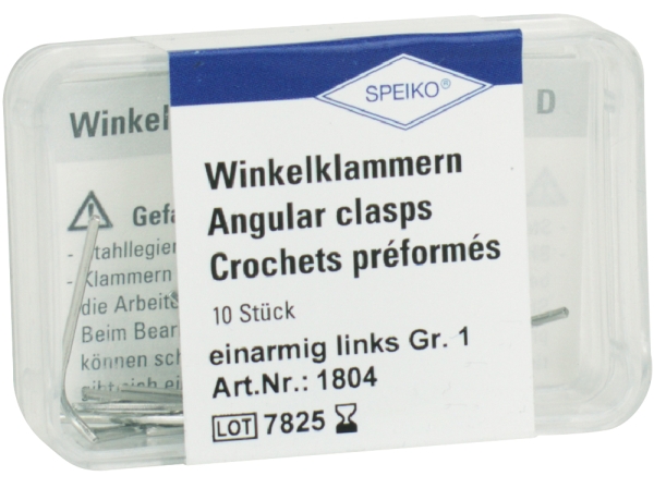 Winkelklammern Gr.1 links 10St