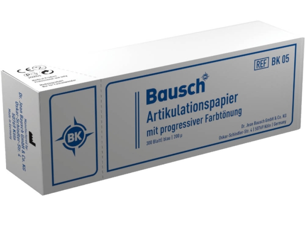 Artikulationspapier blau BK 05 Heftchen